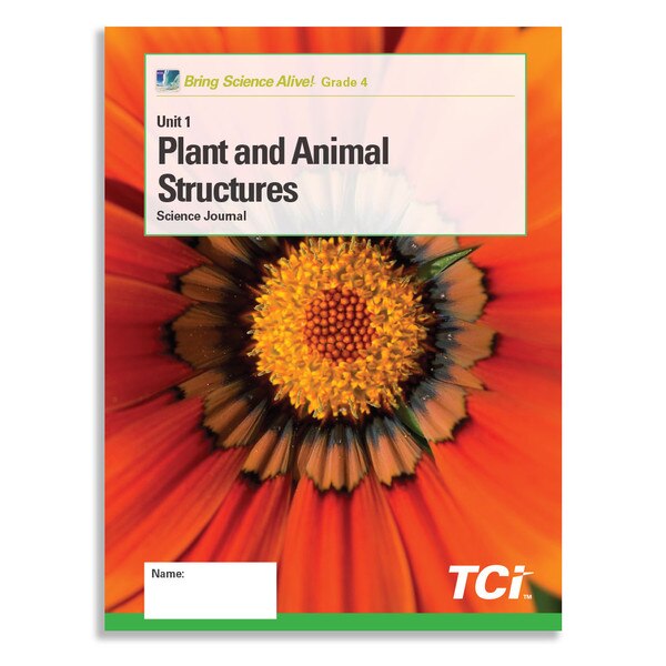 Science Alive 4 Bring Science Alive! Grade 4 Science Journal Unit 1 | 058-0 | TCI